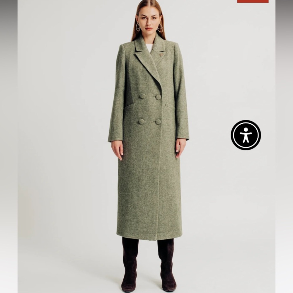 Torn by Ronny Kobo Tyra Coat Moss (Green)